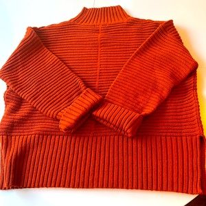 Topshop Sweater, size US10, Rust color